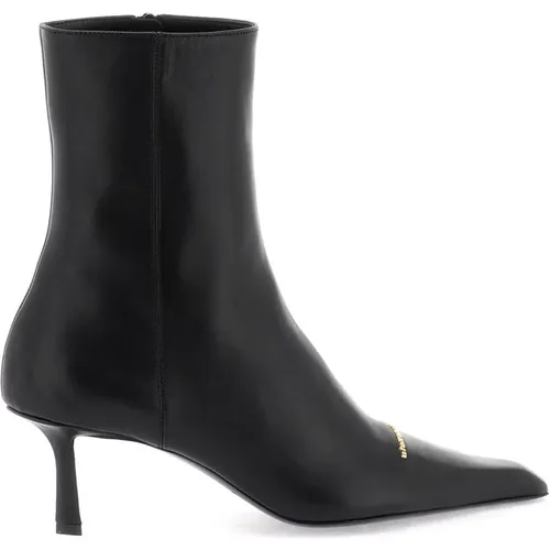 Leather Ankle Boots , female, Sizes: 3 UK, 4 1/2 UK, 5 UK, 4 UK, 6 UK, 8 UK - alexander wang - Modalova