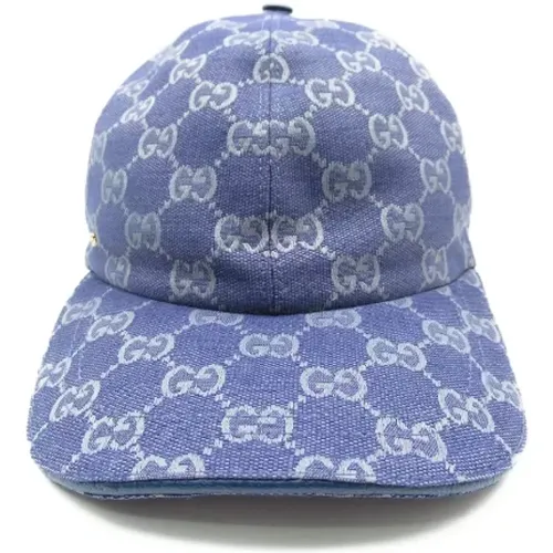 Pre-owned Accessories, female, , Size: ONE SIZE Pre-owned Canvas hats - Gucci Vintage - Modalova