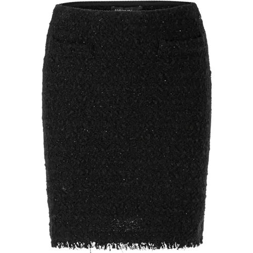 Knitted Mini Skirt with Lurex Details , female, Sizes: S, M, L - Marc Cain - Modalova