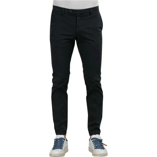 Stretch Cotton Trousers , male, Sizes: W47 - Briglia - Modalova