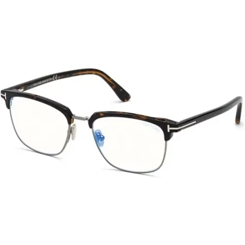 Havana Frame Glasses , unisex, Sizes: 54 MM - Tom Ford - Modalova