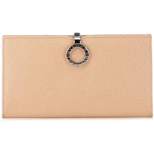 Pre-owned Wallets, female, , Size: ONE SIZE Pre-owned Leather wallets - Bvlgari Vintage - Modalova