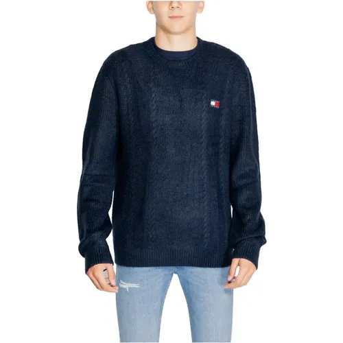 Zopfmuster Pullover Herbst/Winter Kollektion , Herren, Größe: XS - Tommy Jeans - Modalova