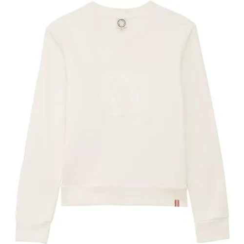 Clémence ecru sweater - Clémence ecru sweater , Damen, Größe: XL - Ines De La Fressange Paris - Modalova