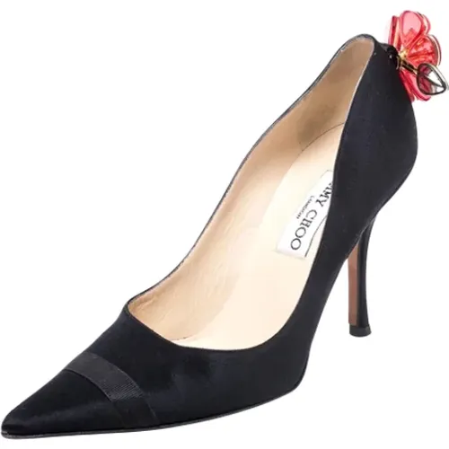 Pre-owned Pumps, female, , Size: 7 US Pre-owned Satin heels - Jimmy Choo Pre-owned - Modalova