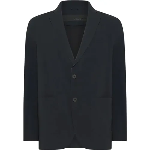 Stretch-Blazer mit Rückenöffnung , Herren, Größe: L - RRD - Modalova