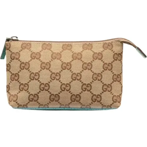 Pre-owned Clutches, female, , Size: ONE SIZE Pre-owned Canvas gucci-bags - Gucci Vintage - Modalova