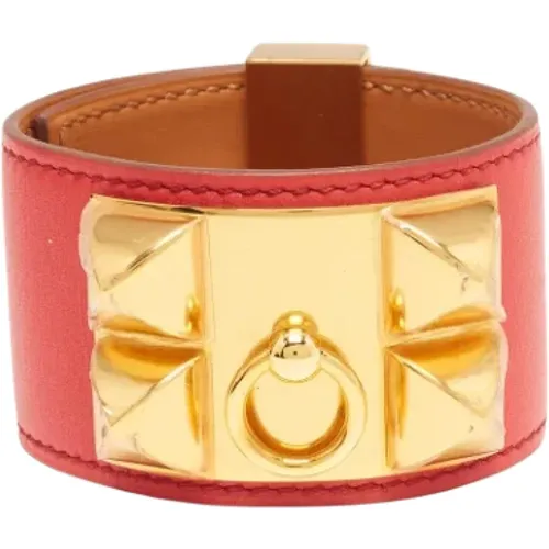 Pre-owned Jewellery, female, , Size: ONE SIZE Pre-owned Leather bracelets - Hermès Vintage - Modalova