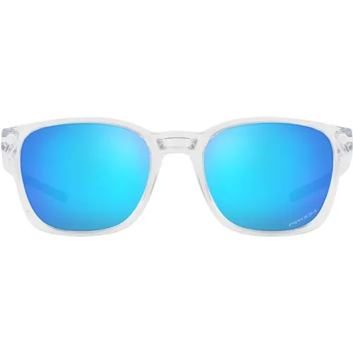 Sunglasses, male, , Size: 55 MM Clear Lens Sunglasses Prizm Sapphire - Oakley - Modalova