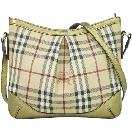 Pre-owned Canvas shoulder-bags , female, Sizes: ONE SIZE - Burberry Vintage - Modalova