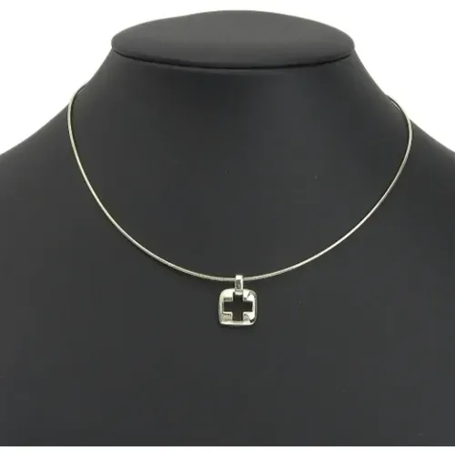 Pre-owned Jewellery, female, , Size: ONE SIZE Pre-owned Silver necklaces - Tiffany & Co. Pre-owned - Modalova