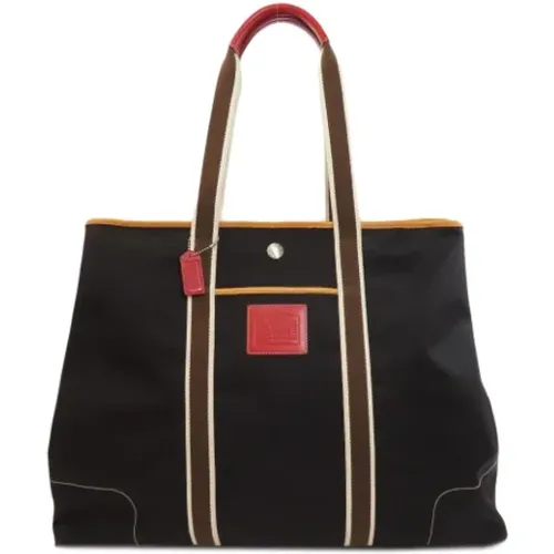 Pre-owned Tote Bags, female, , Size: ONE SIZE Pre-owned Nylon shoulder-bags - Coach Pre-owned - Modalova