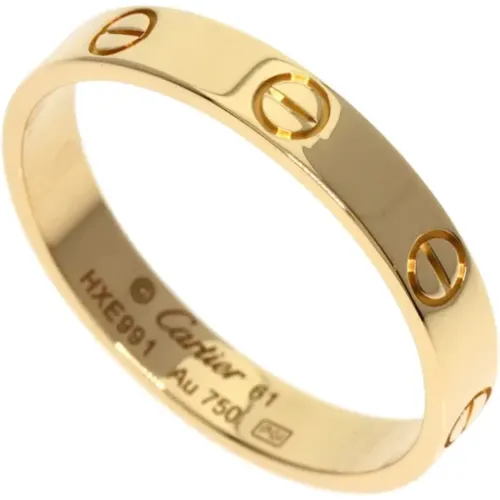 Pre-owned Jewellery, unisex, , Size: ONE SIZE Pre-owned Gold rings - Cartier Vintage - Modalova