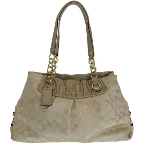 Pre-owned Canvas handbags , female, Sizes: ONE SIZE - Coach Pre-owned - Modalova