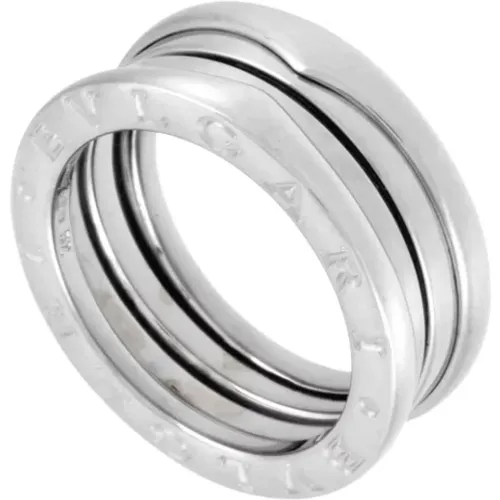 Pre-owned Jewellery, female, , Size: ONE SIZE Pre-owned White Gold rings - Bvlgari Vintage - Modalova