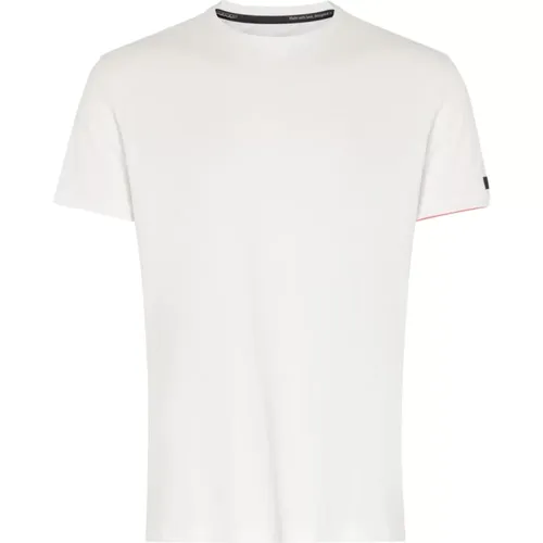 Atmungsaktives Weißes Shirty Macro T-Shirt , Herren, Größe: S - RRD - Modalova