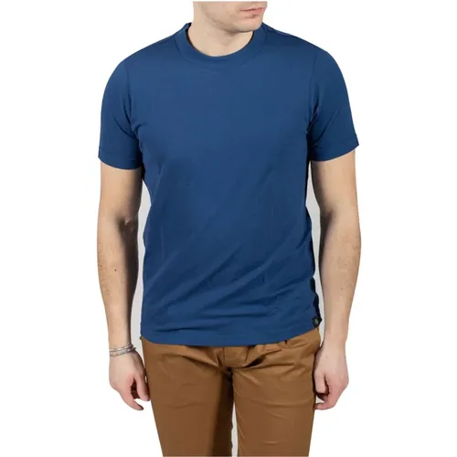 Blau Navy T-Shirt und Polo , Herren, Größe: 3XL - Gran Sasso - Modalova