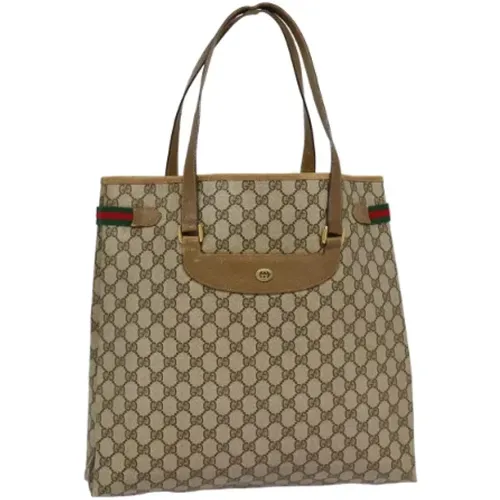 Pre-owned Tote Bags, female, , Size: ONE SIZE Pre-owned Leather totes - Gucci Vintage - Modalova