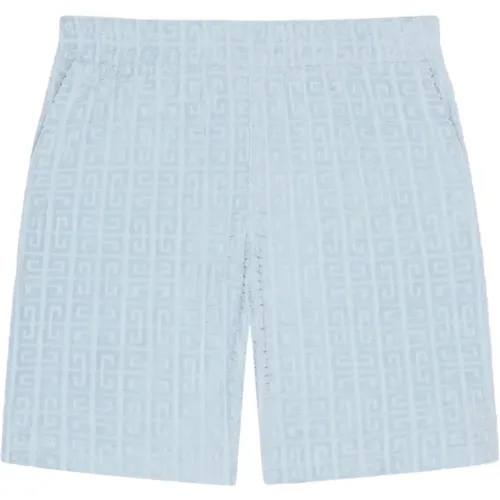 Clear Shorts with 4G Pattern , male, Sizes: S, M - Givenchy - Modalova