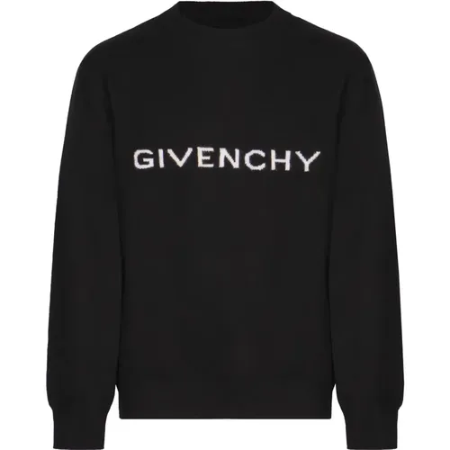 Wool crew-neck sweater , male, Sizes: L, M - Givenchy - Modalova