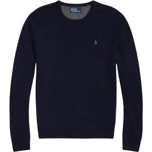 Woll Rundhals Pullover , Herren, Größe: 2XL - Polo Ralph Lauren - Modalova