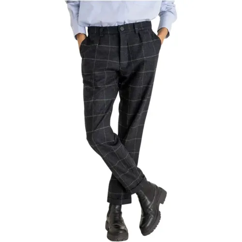 Sienna trousers in lambswool , male, Sizes: M - Noyoco - Modalova