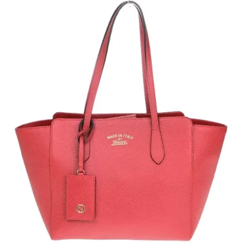 Pre-owned Tote Bags, female, , Size: ONE SIZE Pre-owned Leather gucci-bags - Gucci Vintage - Modalova