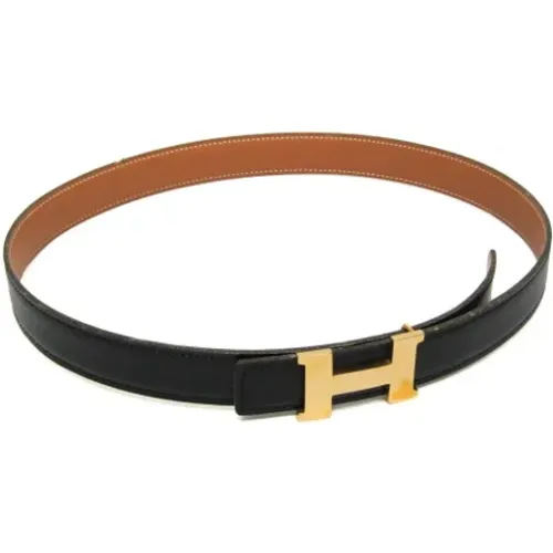 Pre-owned Belts, female, , Size: ONE SIZE Pre-owned Leather belts - Hermès Vintage - Modalova