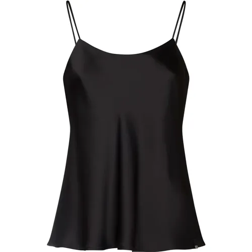 Sleeveless Tops, female, , Size: M Top for Stylish Look - Herno - Modalova