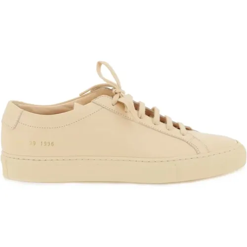 Original Achilles Leather Sneakers , female, Sizes: 3 UK - Common Projects - Modalova