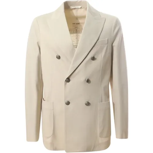Cotton Blend Jacket , male, Sizes: 2XL, S, XL, 3XL - Circolo 1901 - Modalova