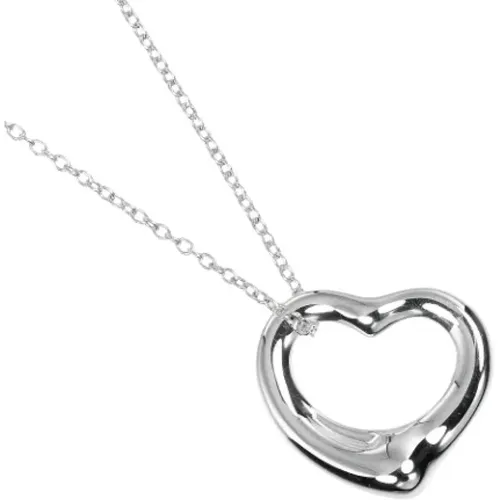 Pre-owned Jewellery, female, , Size: ONE SIZE Pre-owned Silver necklaces - Tiffany & Co. Pre-owned - Modalova