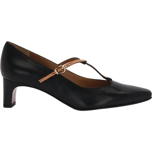 Schwarze Kalbsleder-Smithson-Pumps Salon T , Damen, Größe: 37 EU - Lottusse - Modalova