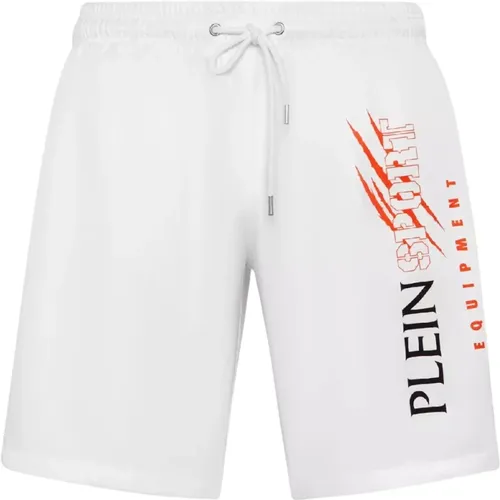 Weiße Badehose Scratch Modell - Plein Sport - Modalova