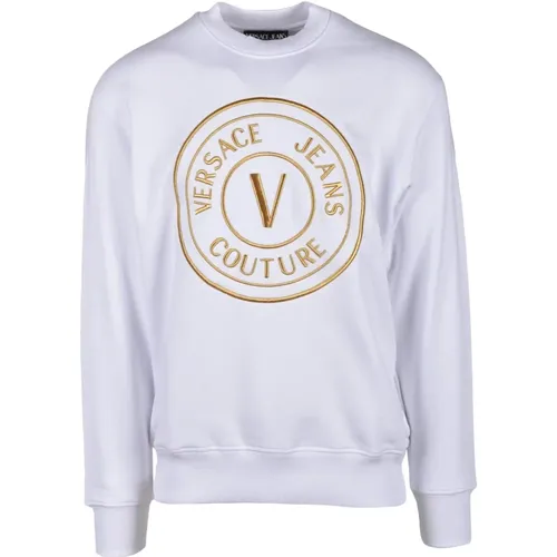 Sweatshirts, male, , Size: 3XL Cotton Sweatshirt - Versace Jeans Couture - Modalova