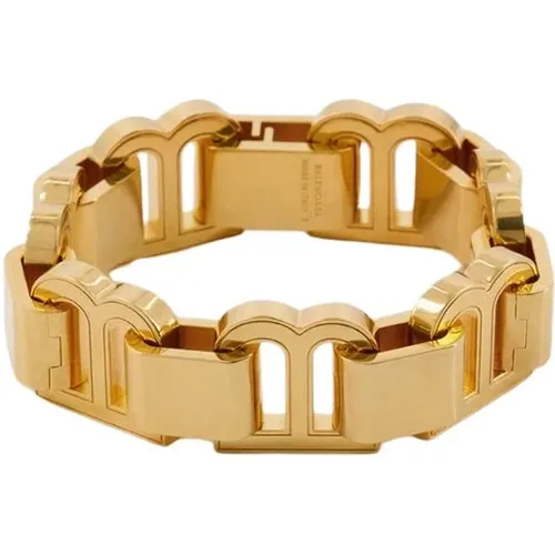 Gold Hourglass Bracelet , female, Sizes: S - Balenciaga - Modalova