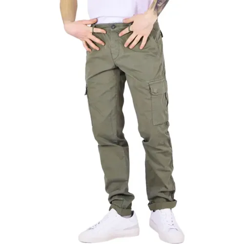 Straight Trousers, male, , Size: S Aiko Cargo Pants - 40Weft - Modalova