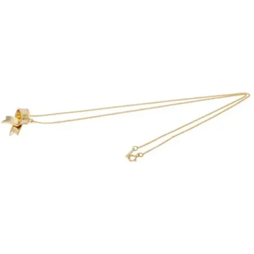 Pre-owned Jewellery, female, , Size: ONE SIZE Pre-owned Gold necklaces - Tiffany & Co. Pre-owned - Modalova