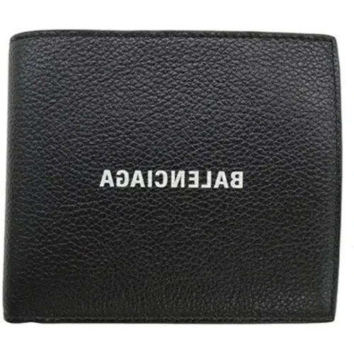 Pre-owned Wallets, male, , Size: ONE SIZE Pre-owned Leather wallets - Balenciaga Vintage - Modalova