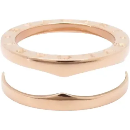 Pre-owned Jewellery, female, , Size: ONE SIZE Pre-owned Rose Gold rings - Bvlgari Vintage - Modalova