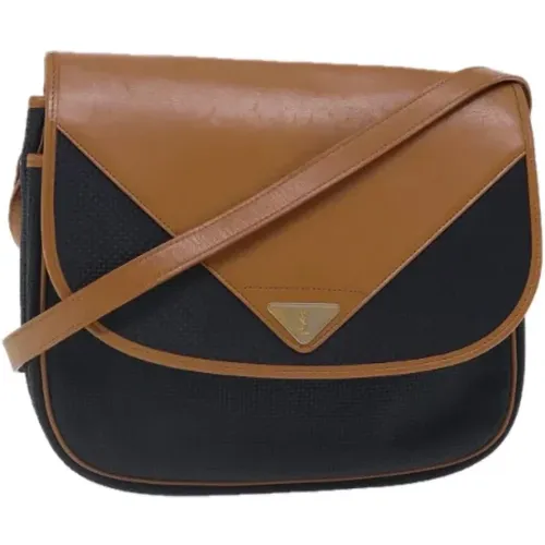 Pre-owned Cross Body Bags, female, , Size: ONE SIZE Pre-owned Leather crossbody-bags - Saint Laurent Vintage - Modalova