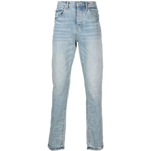 Slim-fit Jeans , Herren, Größe: W32 - Purple Brand - Modalova