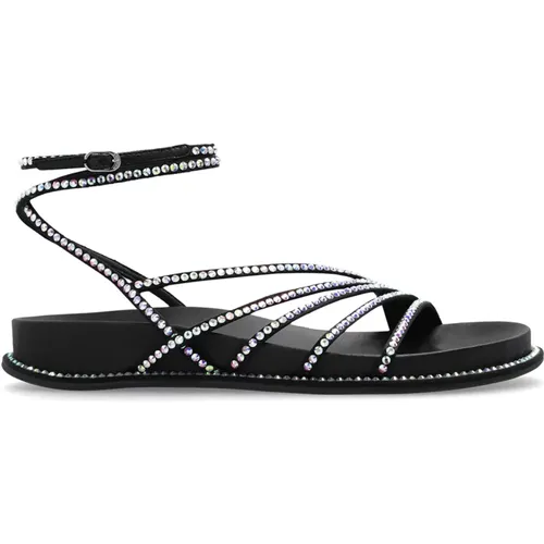 Sandalen mit Kristallverzierung , Damen, Größe: 38 EU - Le Silla - Modalova