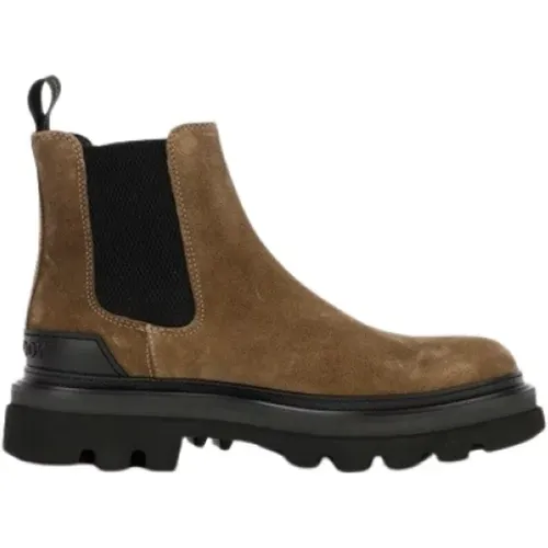 Suede Combat Boot , Herren, Größe: 44 EU - Woolrich - Modalova