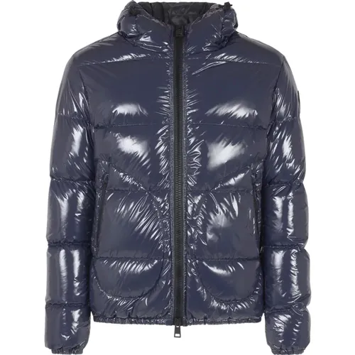 Down Jackets, male, , Size: M Bomber Gloss Coats - Herno - Modalova