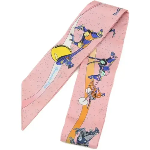 Pre-owned Scarves, female, , Size: ONE SIZE Pre-owned Fabric scarves - Hermès Vintage - Modalova