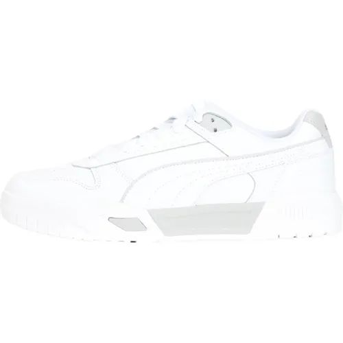 Klassische Weiße Graue Sneakers , Herren, Größe: 40 EU - Puma - Modalova