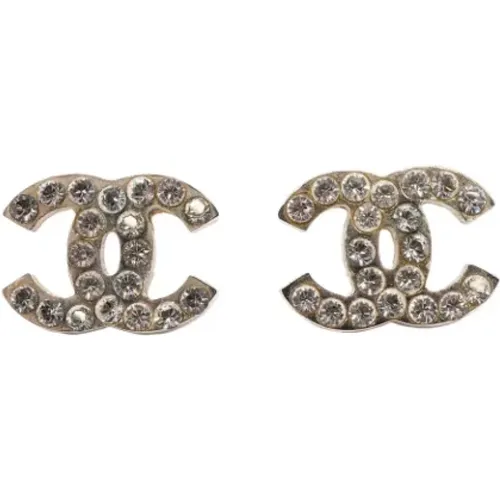 Pre-owned Jewellery, female, , Size: ONE SIZE Pre-owned Metal earrings - Chanel Vintage - Modalova