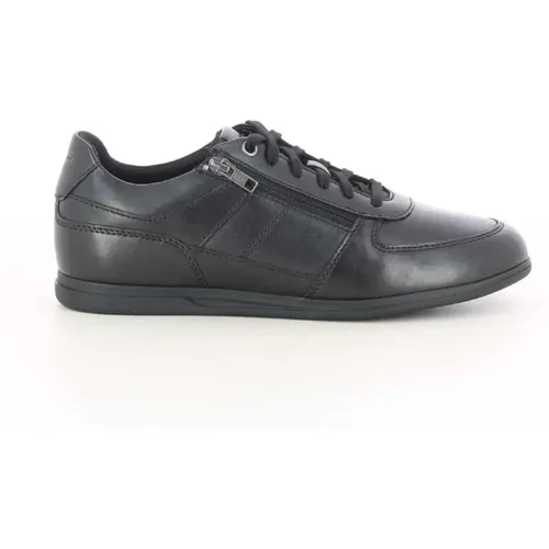 Schwarze Herren-Sneaker Renan , Herren, Größe: 43 EU - Geox - Modalova