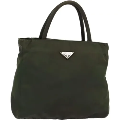 Pre-owned Tote Bags, female, , Size: ONE SIZE Pre-owned Nylon handbags - Prada Vintage - Modalova